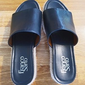 Franco Sarto Tola Platform sandals, Dark navy blue, 7M